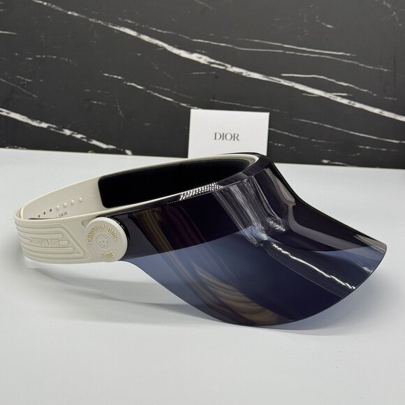 NEW DIOR VISOR  DIORPACIFIC V1U 96B BLACK/WHITE WOMEN SUNGLASSES DIOR